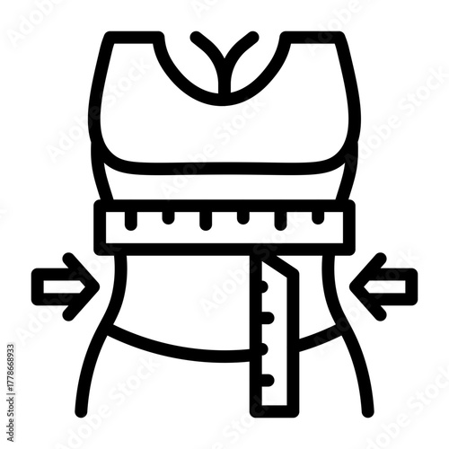Waist Measurement Icon