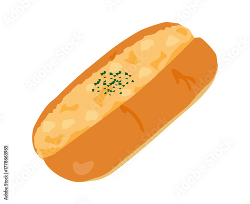 たまごパンのイラスト