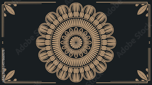 Ornamental Pattern Design Background