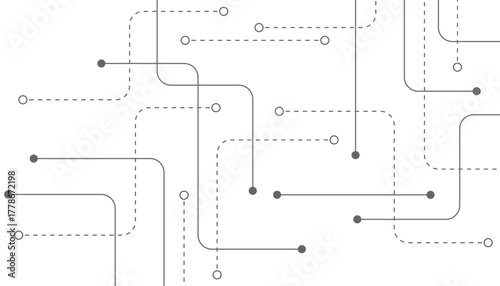 Abstract background with technology circuit board texture. Modern electronic motherboard texture. Creative idea for internet technology. Tech concept for header, web banner, website, presentation.