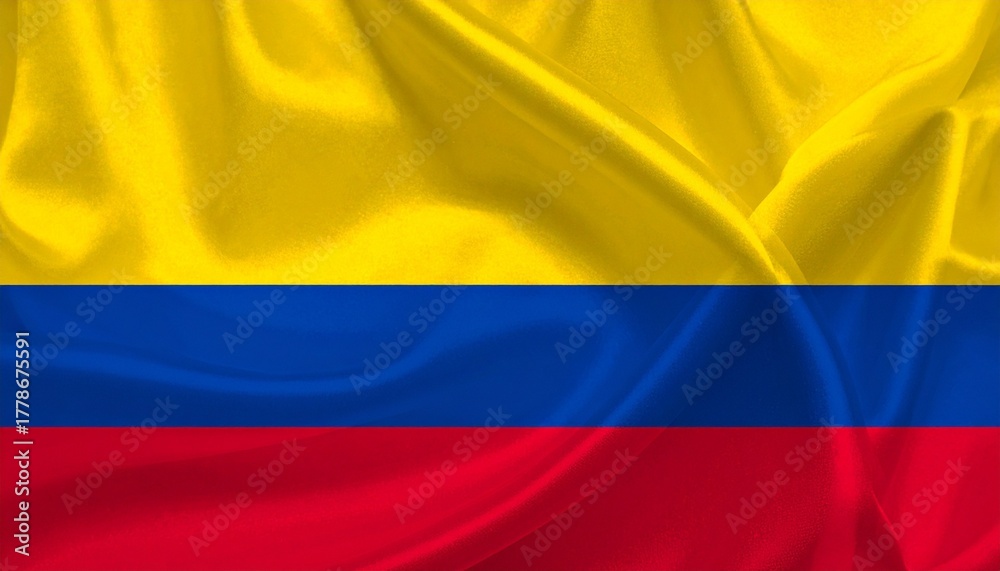 Fototapeta premium flag of Colombia