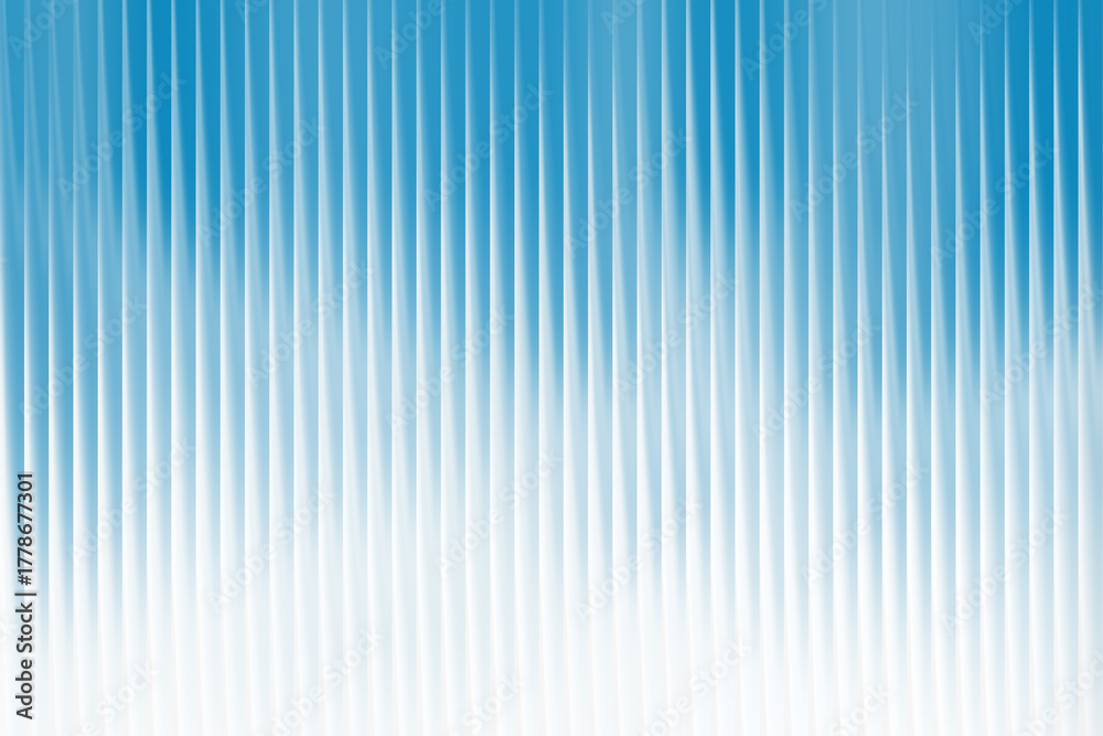 Obraz premium Abstract blue and white background with vertical lines creating a gradient effect and a clean look