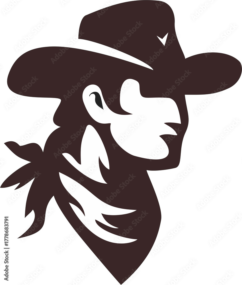 Obraz premium cowboy with hat