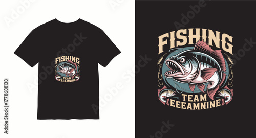 fishing t-shirt design