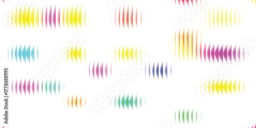 Vibrant abstract pattern with colorful shapes