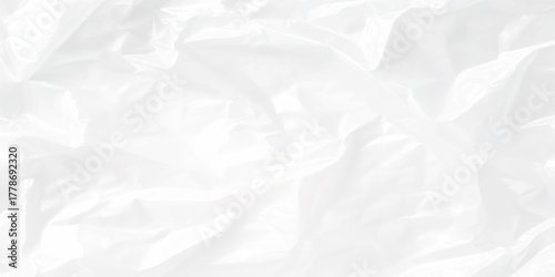 White paper texture background with subtle fibers and soft surface, perfect for minimal and elegant designs, white crumbled and scratched paper banner background with empty space.