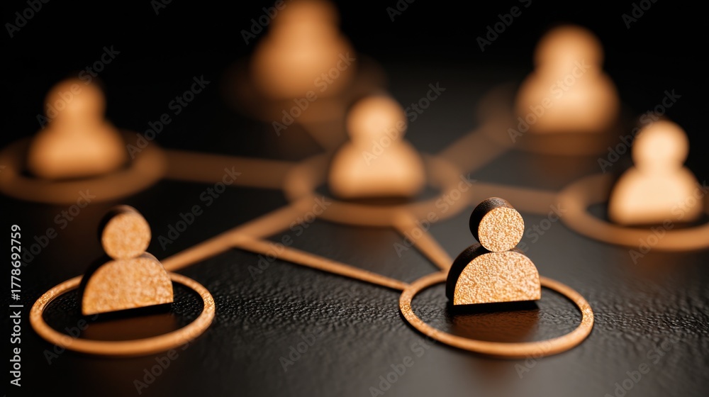 Naklejka premium Realign teams and reporting lines to boost efficiency, streamline collaboration, and position the organization for strategic growth. 