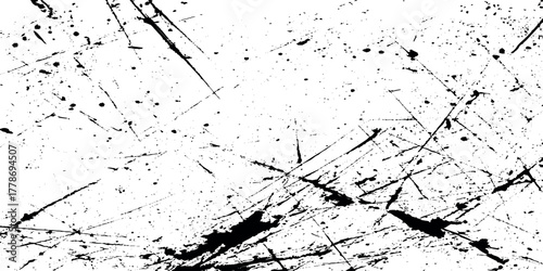 Weathered Scratched Grunge Texture with Rough dust surface White and black grainy grunge overlay texture Aged Industrial Background for Retro Design and Art.