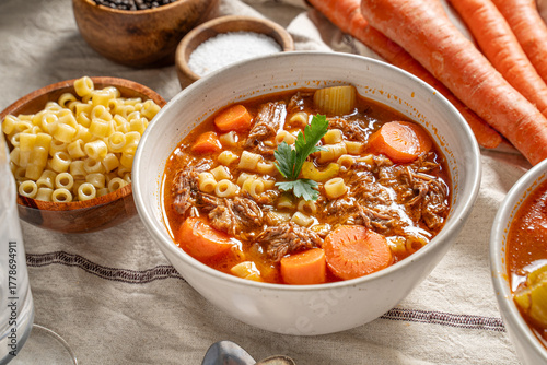 Hearty Pot Roast Soup