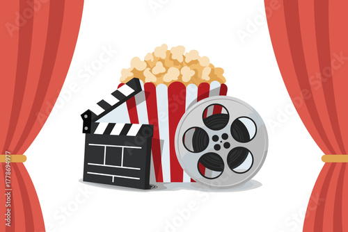 Cartoon Hen and Fox Looking at Each Other Flat Vector Illustration Isolated on White Background