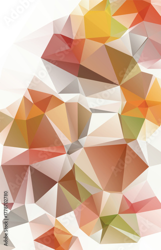 Abstract Low Poly Dimensions , Low Poly Motion Universe