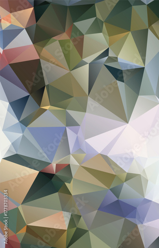 Abstract Low Poly Dimensions , Low Poly Motion Universe