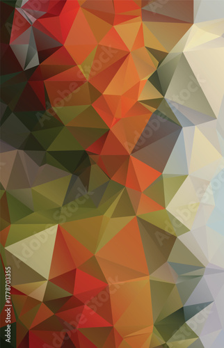 Abstract Low Poly Dimensions , Low Poly Motion Universe