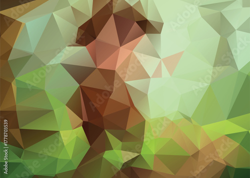 Abstract Low Poly Dimensions , Low Poly Motion Universe