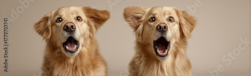 Golden Retrievers in Surpri...