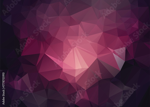 Abstract Low Poly Dimensions , Low Poly Motion Universe