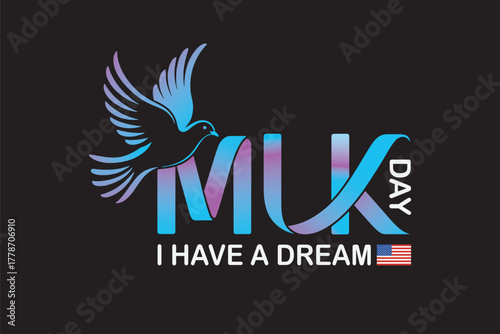 MLK Day 'I Have a Dream' Commemoration with Peace Dove