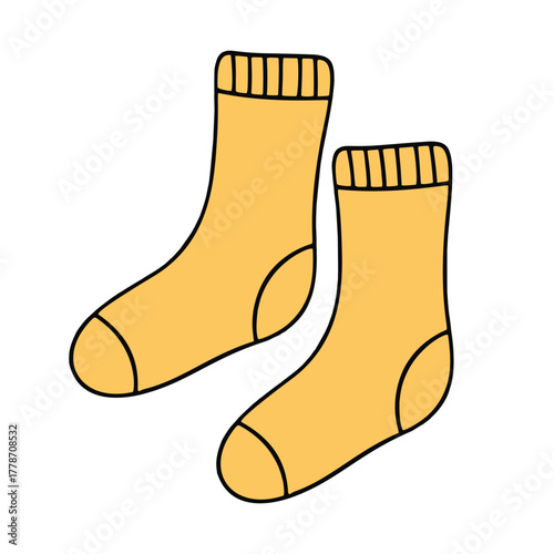 シンプルで可愛い靴下アイコン