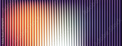 Abstract gradient background with vertical lines smooth color transition from purple to orange suitable for modern design projects vertical glass texture ribbed glass glossy light reflection EPS