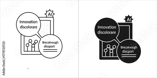 Ai innovation and breakthrough concept