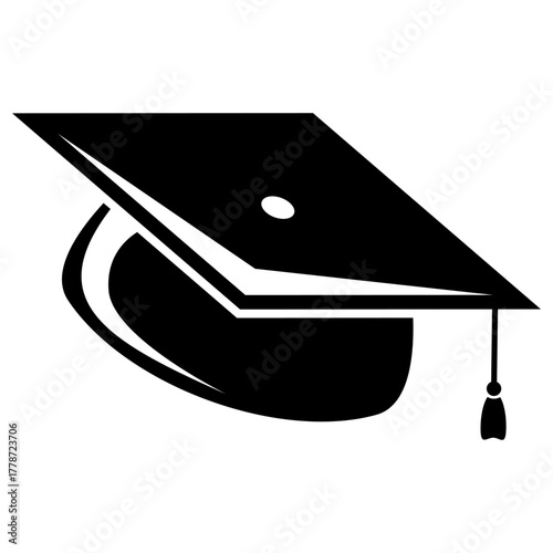 Graduation hat icon vector set. Student  illustration sign collection. Student's cap symbol. university logo.