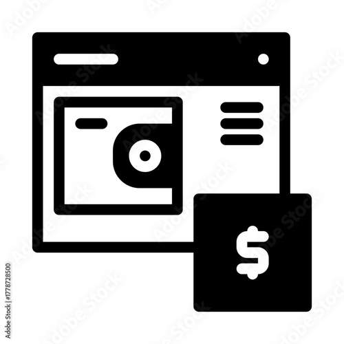 saving. This is a vector single icon with a semi solid style. perfect for any purpose, such as website design, mobile app design, logo design, pattern design, etc.