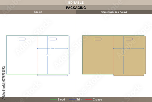Custom dimensions envelopes folders dieline structured with vector control refining printing clarity packaging structure die line shaping ensures flap symmetry and enclosure