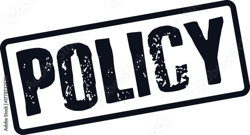 Official Policy word mark perfect for business compliance and organizational guidelines
