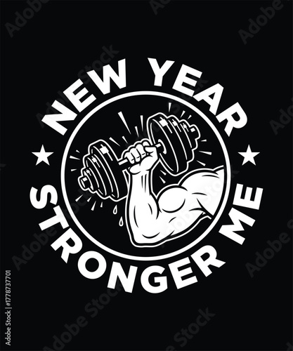New year gains same grind gym workout t shirt design