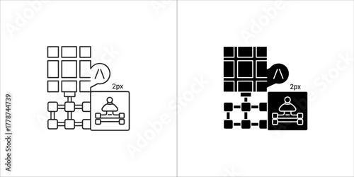 Network architecture diagram with nodes and connections