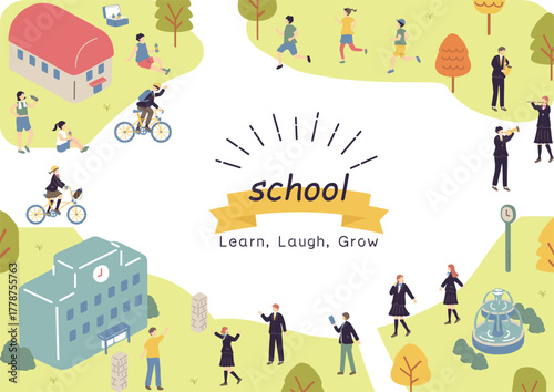 school life scene / 学校生活の風景