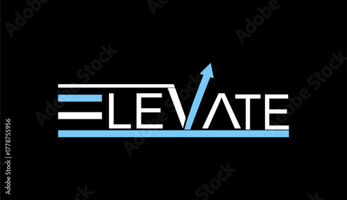 Elevate – Inspired to Soar (Creative & Artistic Logo)