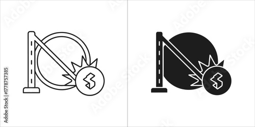 Stop sign with dollar sign and explosion symbol, representing financial crisis or economic collapse