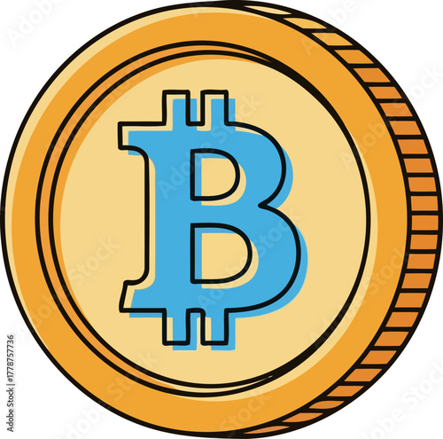 embrace the future iconic bitcoin symbolizing a new era of digital currency, isolated on transparent background