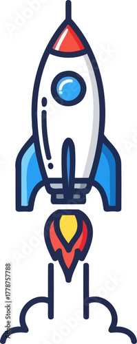 grand takeoff propelling new ventures into accelerated growth and future horizons, isolated on transparent background