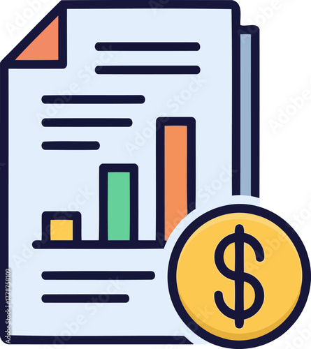 translating financial data understanding dollar performance through clear analytics, isolated on transparent background