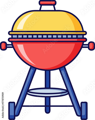 fireside flavors igniting backyard gatherings with classic summer grilling joy, isolated on transparent background