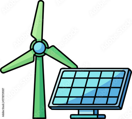green power alliance unlocking renewable energys potential for a brighter tomorrow, isolated on transparent background