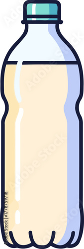 nourishing quench readytodrink bottle offering natural, wholesome refreshment, isolated on transparent background