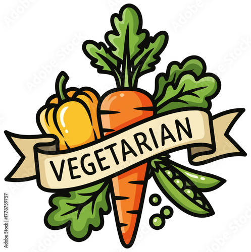 rooted in wellness fresh vegetables declare a joyful vegetarian dietary commitment, isolated on transparent background
