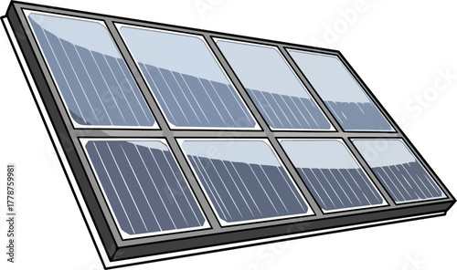 sunlight harvest powering progress with sustainable and clean green technology, isolated on transparent background