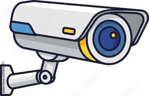 vigilant digital watcher a friendly cartoon eye protecting your peace of mind, isolated on transparent background