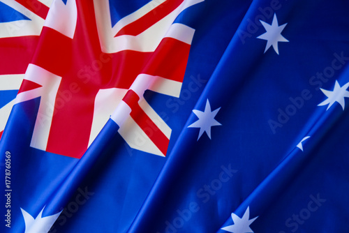 Konstfotografi Flag of Australia background