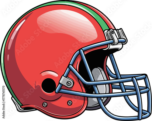 gridiron warriors helm a symbol of strength, strategy, and unyielding american spirit, isolated on transparent background
