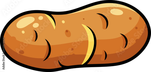 humble spud hero a wholesome earthy delight for every culinary creation, isolated on transparent background