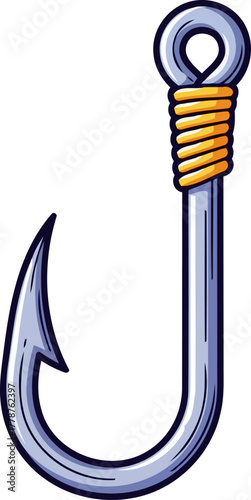 the anglers call symbol of patience and the thrill of the catch, isolated on transparent background