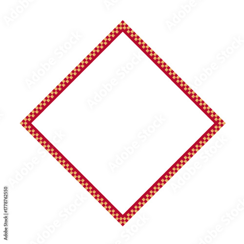 市松模様のフレーム