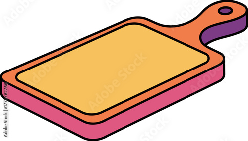 vibrant prep board stylish culinary essentials for modern kitchen adventures, isolated on transparent background