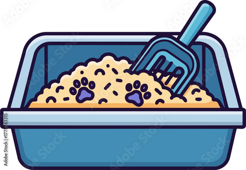 clean paws, happy home essential feline hygiene for responsible pet owners, isolated on transparent background