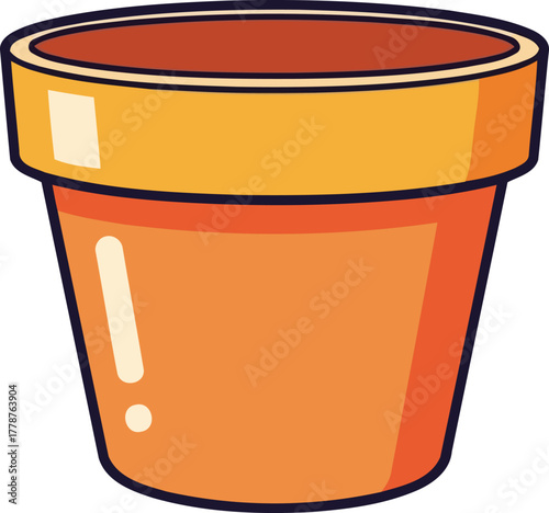 gardens promise unfilled terracotta awaits seeds of growth and vibrant blooms, isolated on transparent background